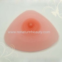 Concaved back Triangular silicone breast form for fiting cross dresser or mastectomy patient