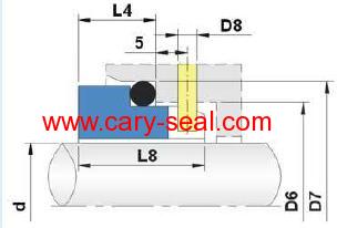 Vulcan type 24.DINL Mating Ring mechanical seals
