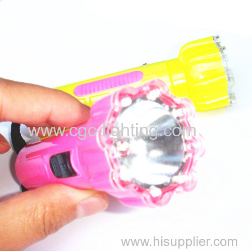 Led flash light with focus brightness