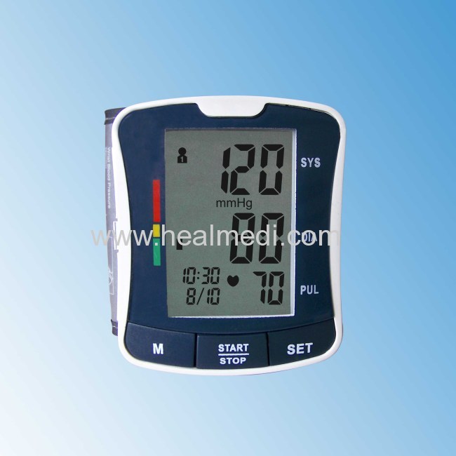 automatic wrist type blood pressure monitor
