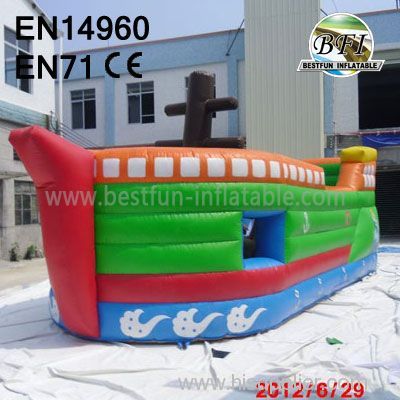 Promotional Ship Inflatable Slide And House