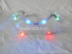 Five-pointed star shaped LED Flashing party Glasses