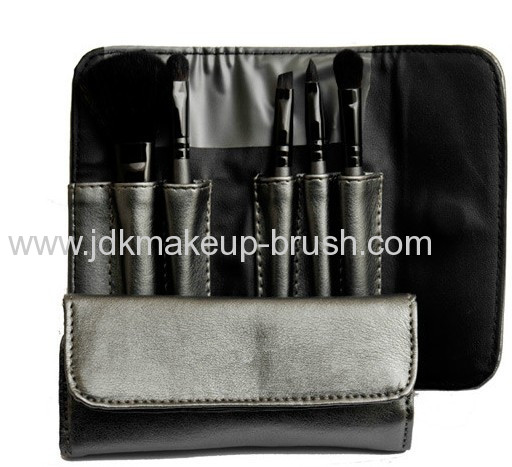 Wholesale 5PCS Cosmetic Brush Set with PU pouch