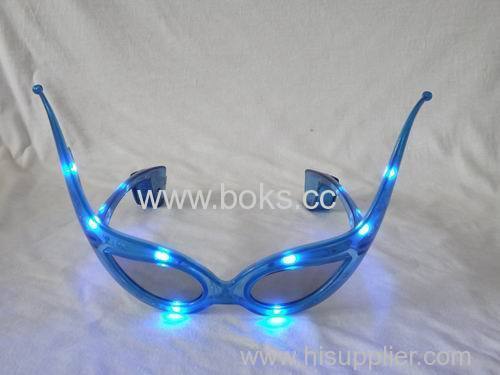 Led horn rimmed glasses 2013 plastic party glasses