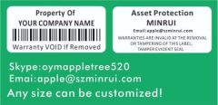 Custom Asset Control Stickers,Property ID Tag Labels,Tamper Evident Security Asset Label Sticker for Tracking