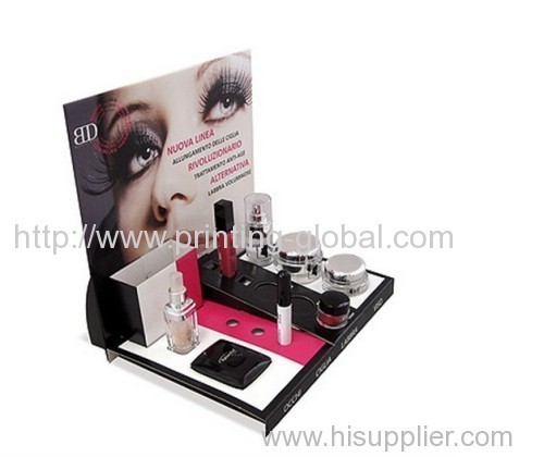 Heat transfer film for beautiful and elegant cosmetic display stand holder