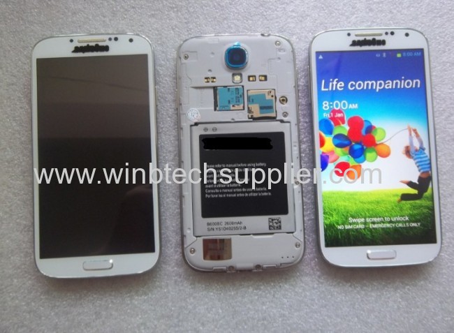 5 inch 1:1 S4 MTK6589 Quad Core Mobile phone with Air View Function(Floating Touch) IPS HD Screen 1GB+4GB 8MP Camera 