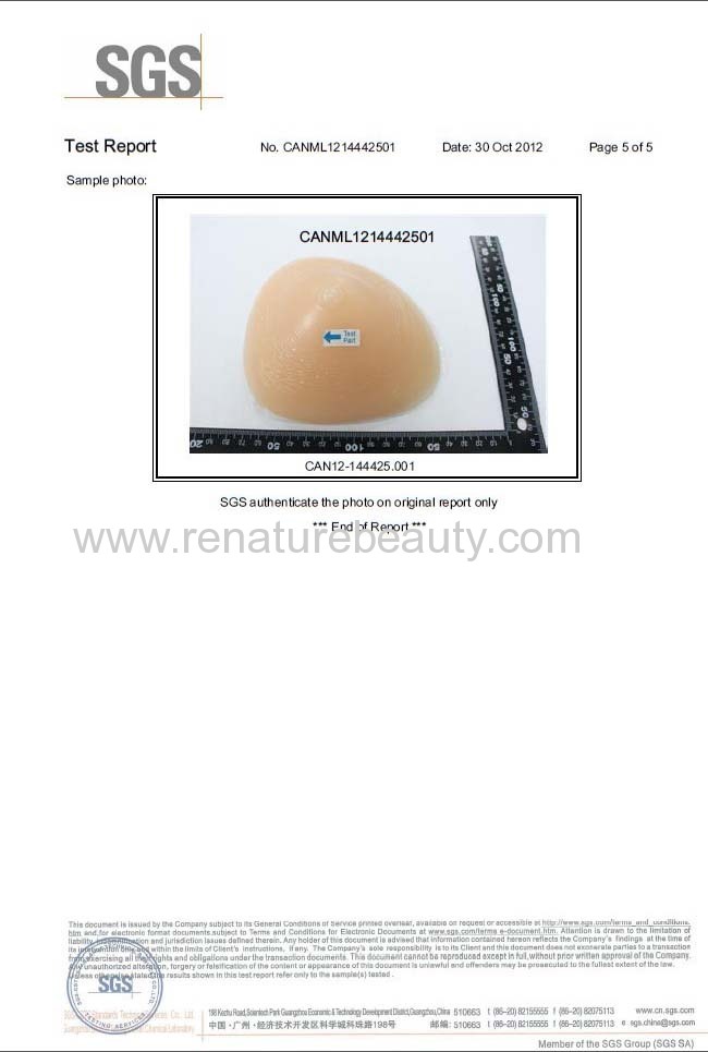 SGS and CE approved silicone breast form for crossdresser