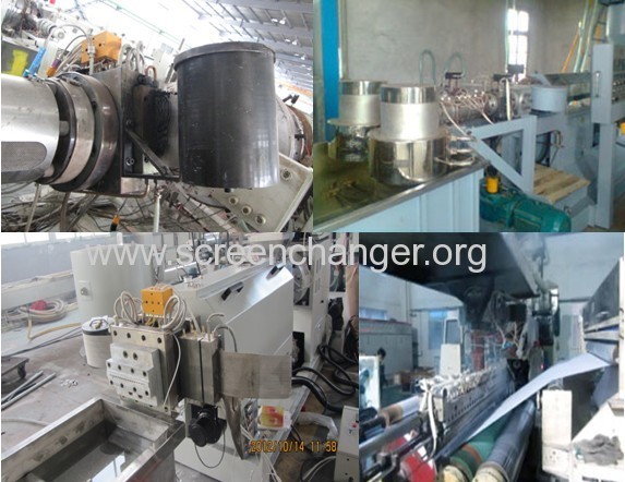 Autoscreen changer for plastic mely filtration