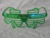 Three light clover shaped LED party Glasses