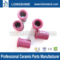 Crimson alumina textile ceramic eyelet