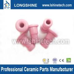 pink zirconia ceramic eyelet with groove