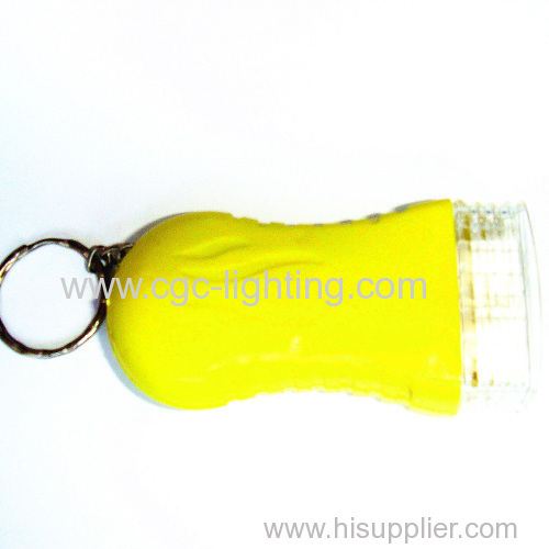 creative keychain mini led flash light