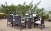 2013 leisure water pipe rattan dining set