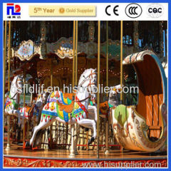 amusement park carousel horse