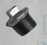 Malleable Cast Iron Pipe Fittings Male Thread Plug DIN Standard