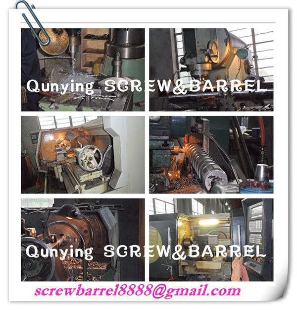 bimetallic barrel screw pvc for injection moulding machine