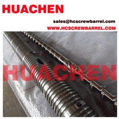 Screw barrel for extrusion
