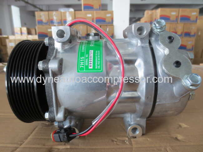 SANDEN 7H15 8067 7890 10575186 1376998 1412263 FOR SCANIA 94/114/124/144/164119MM PV8 24V DYNE auto AC compressor 