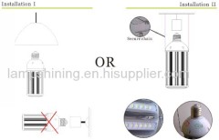 E40/E39 100W LED Post Top Lamp - 300pcs Samsung 5630SMD - 10000Lm CRI > 80 - 85~277VAC - 400W HPS replacement