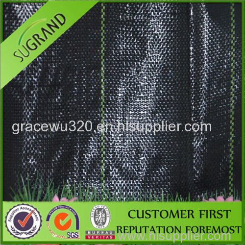 100% PP material with UV resistant weed control mat ground cover