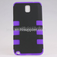 Rubberized Dual Layer Plastic & Silicone Hybrid Case for Samsung Note 3 N9000