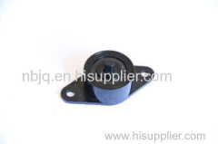 Rotary damper for plug base cover