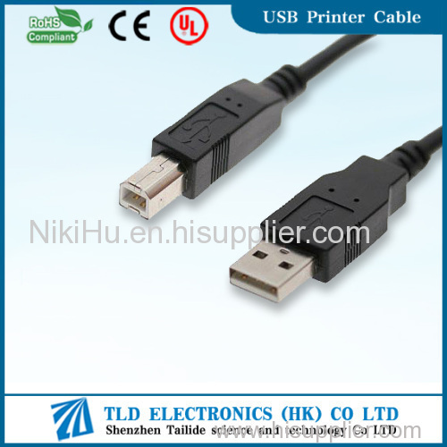 2013 Black USB 2.0 Cable am to bm for Printer