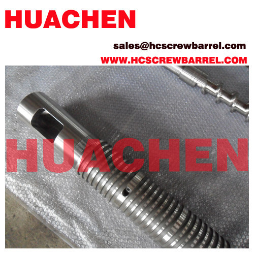 screw and barrel of extruder