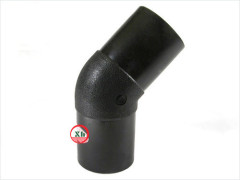 2014 HDPE fittings 45D Elbow water supply from China