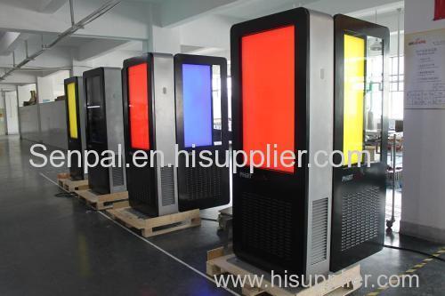 built-in AC outdoor LCD display for advertising marketing