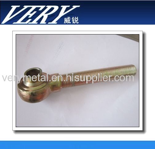 Q235 screw threaded machined components for tractor parts with copper plating