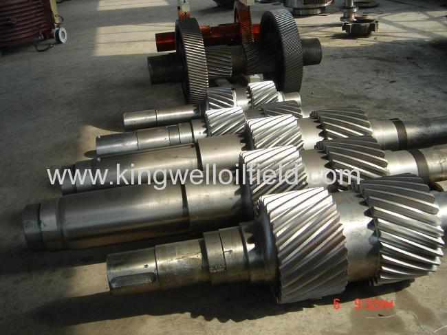 Pinion Shaft,mud pump parts for drilling rig