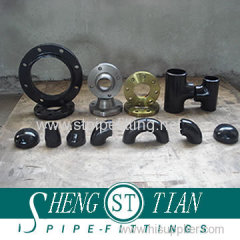 Butt weld carbon steel pipe fitting