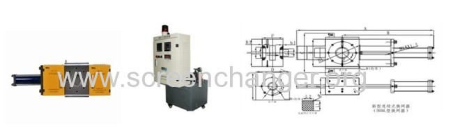 Single plate continuous screen changer for foaming board extrusion line 