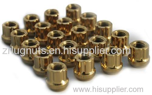 Auto parts Small tunner lug nuts 23MM PVD