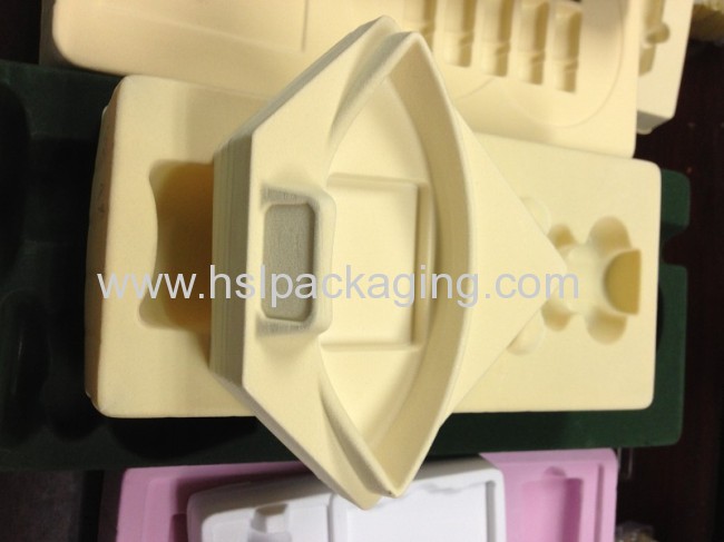 flocking Cosmetic plastic tray 