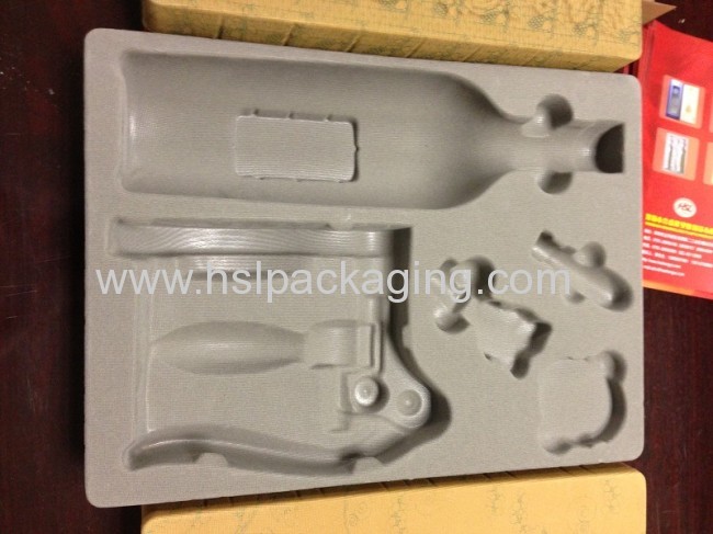 plastic flocked tray for different product 