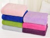 Stocklots solid coral fleece blanket with good price