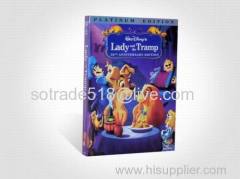 Lady and the Tramp, Cartoon DVD Moives,Disney DVD,wholesale DVD Movies,baby,accept Paypal