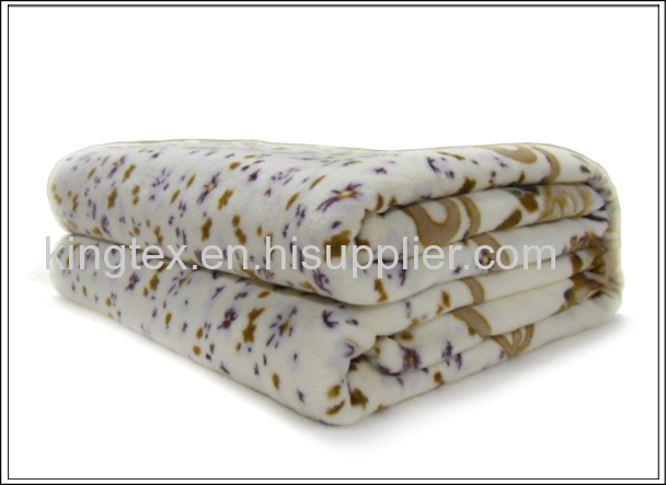 Stock printed coral fleece blanketwith good designs 200*240cm