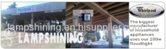 100w projector light - outdoor IP65 - meanwell - bridgelux - 9000Lm - 95~295VAC