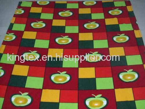 stock printed polar fleece blanket with good quality and price