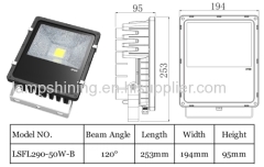 50w retrofit led spotlight - outdoor IP65 - bridgelux - 4300Lm - 85~265VAC