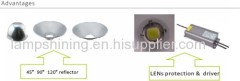 Retrofit fin 200W LED High Bay light Brdigelux - meanwell driver - 600W HPS replacement - 5 years warranty