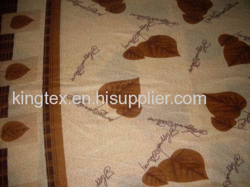 stock printed fleece blanket with good quality and price 50*60"