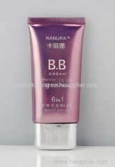 BB cream flat poly PEfoil tube