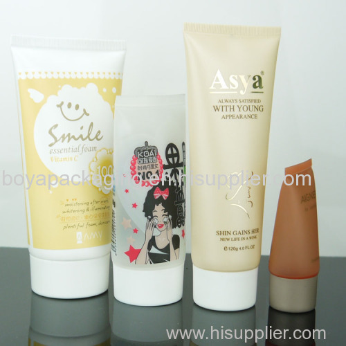 Plastic Tube for Cosmetics with round Shape