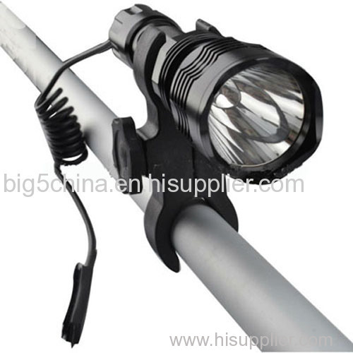 Hunting flashlight with white/red/green light