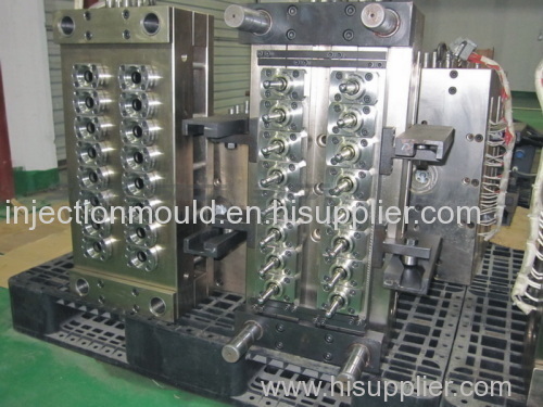 pneumatic valve gate hot runner preform mould